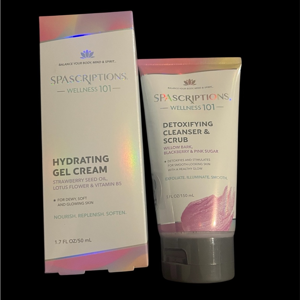 2/Hydrating Gel Cream and Detoxifying Cleanser Set